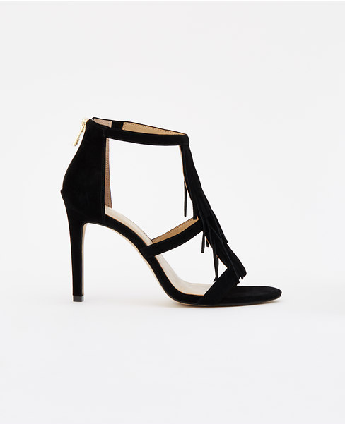 Tara Fringe Suede Sandals