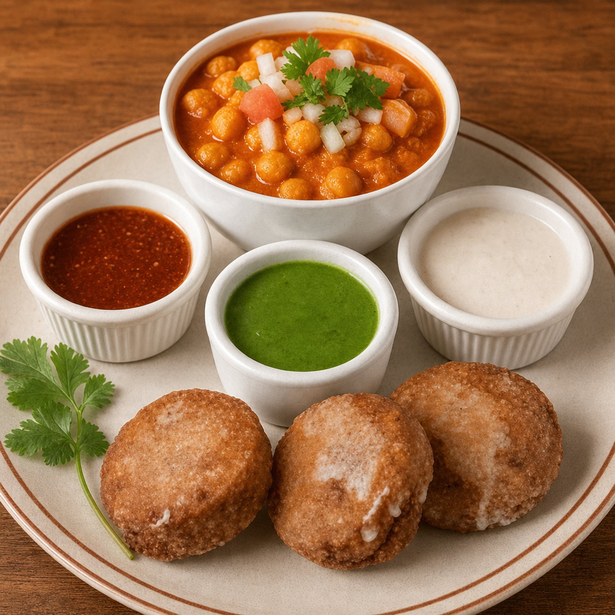 Aloo Tikki Chaat