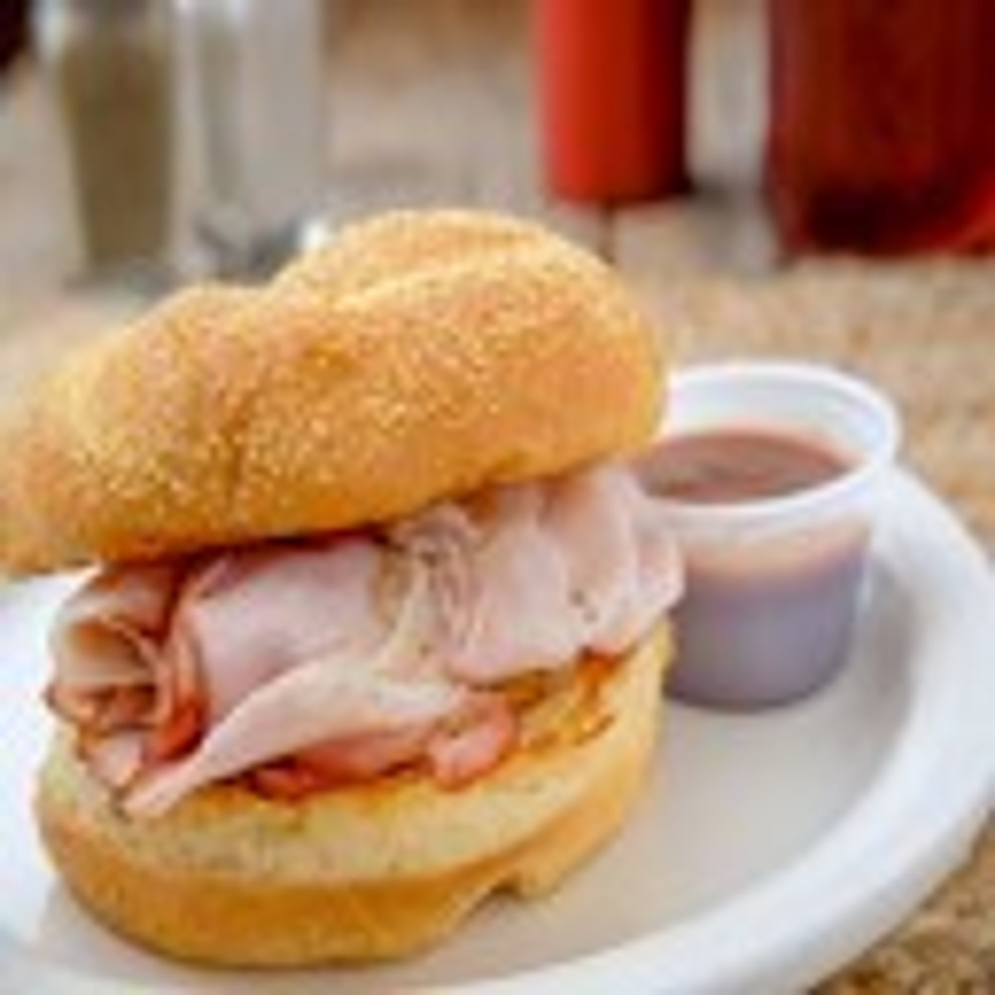 Sliced Pork Sandwich