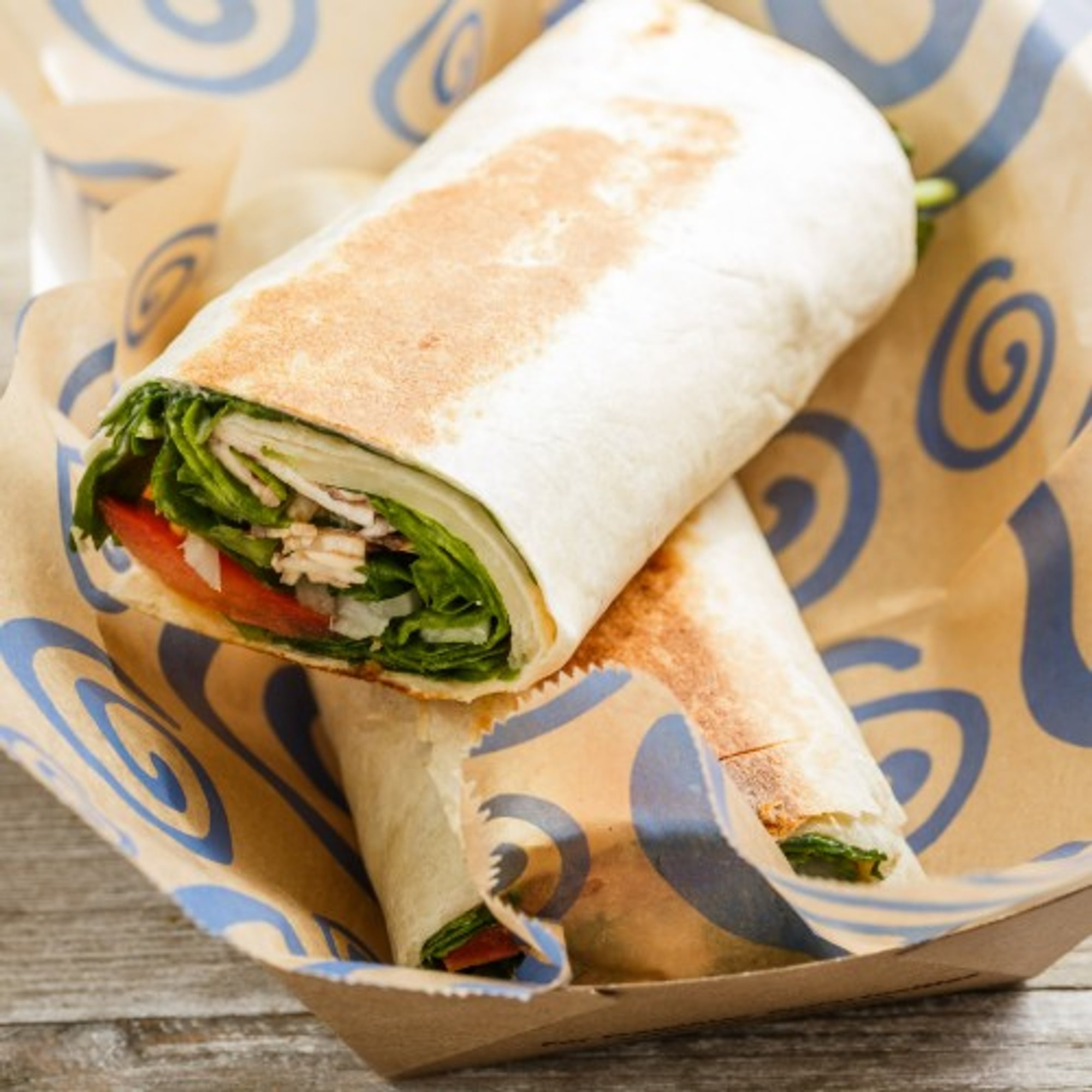 Veggie Fajita Hot Pressed Sandwich Wrap