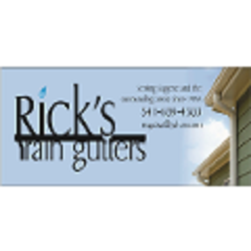 Rick&apos;s Rain Gutters Logo