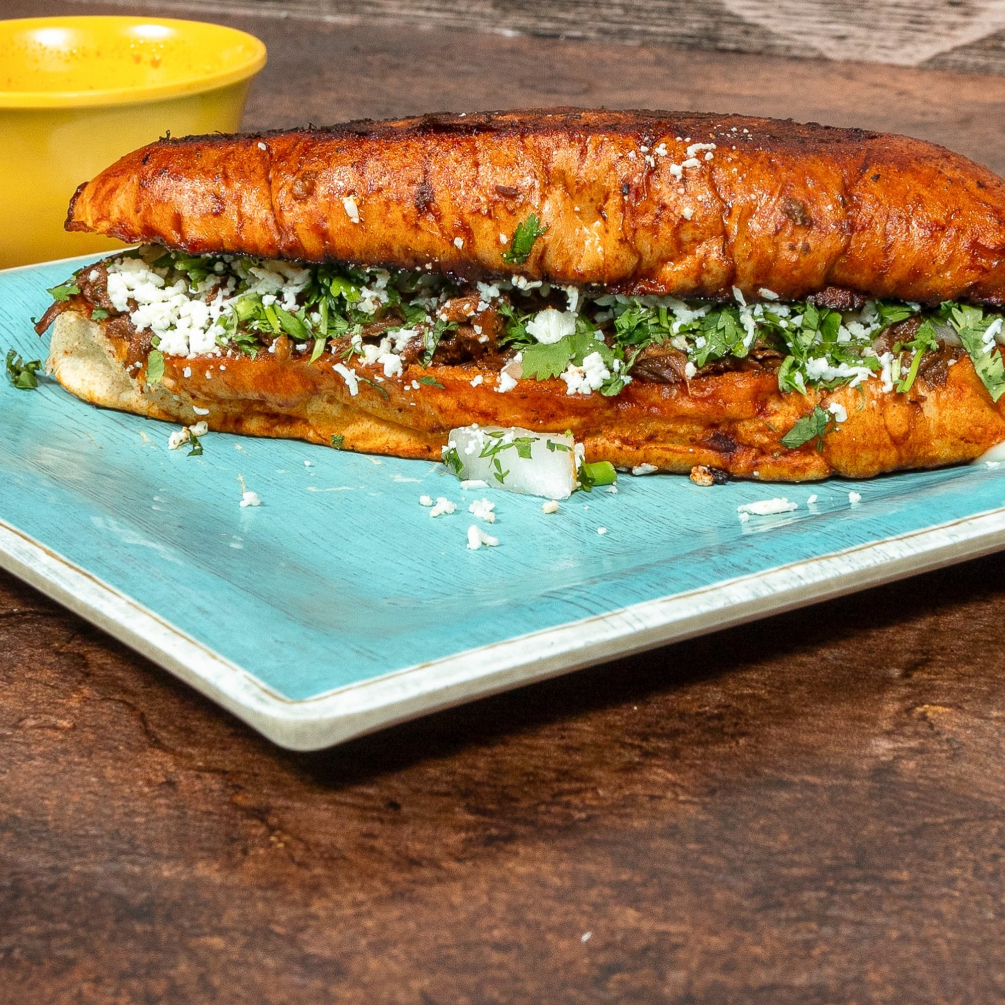 Birria Torta w/ Consome