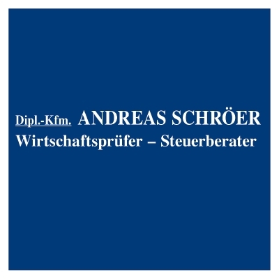 Logo von Dipl. - Kfm. Andreas Schröer Steuerberater