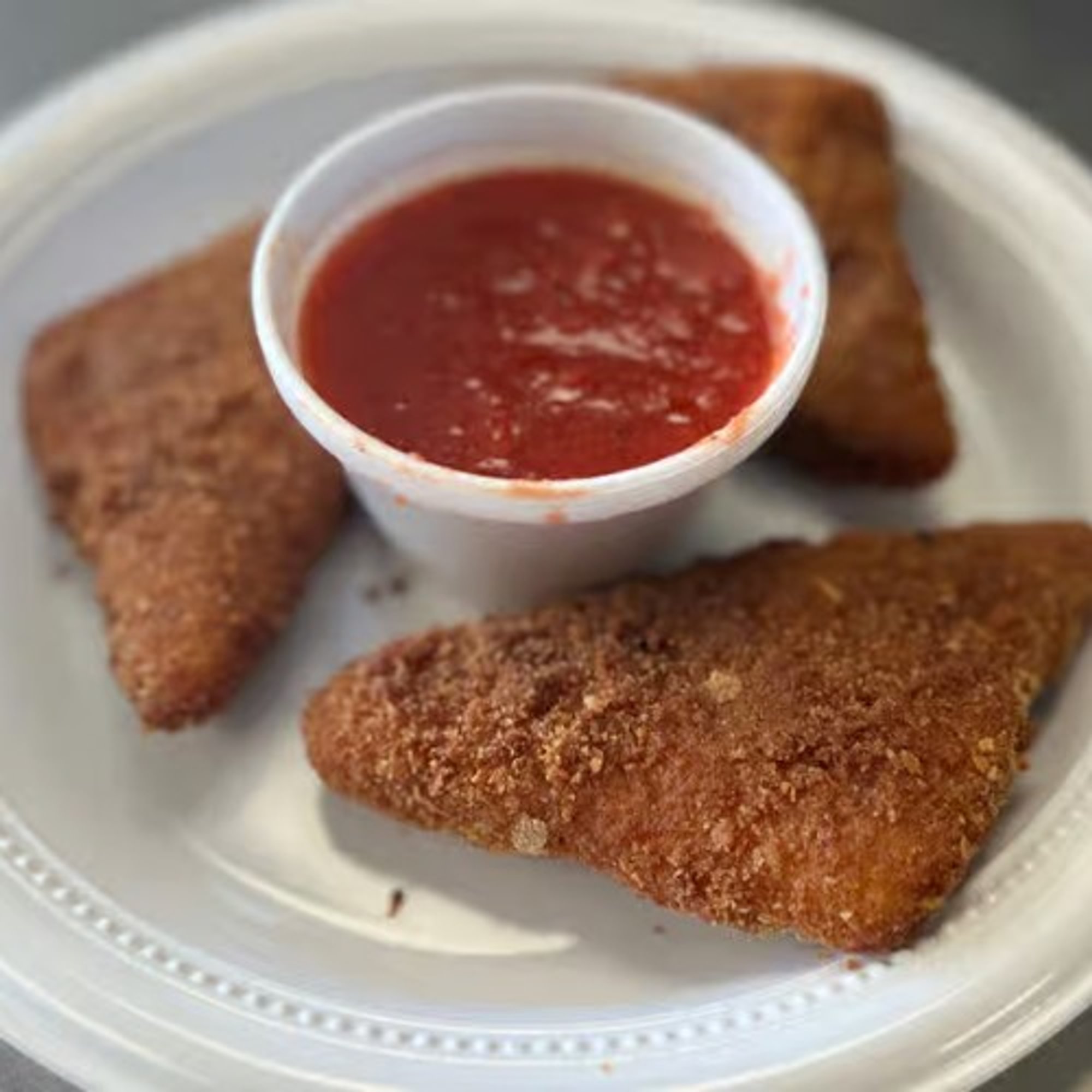 Fried Mozzarella Triangles