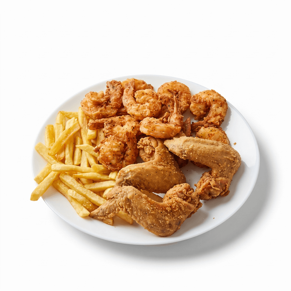 Wings & Shrimp