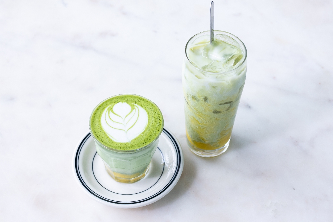 Mango Matcha Latte