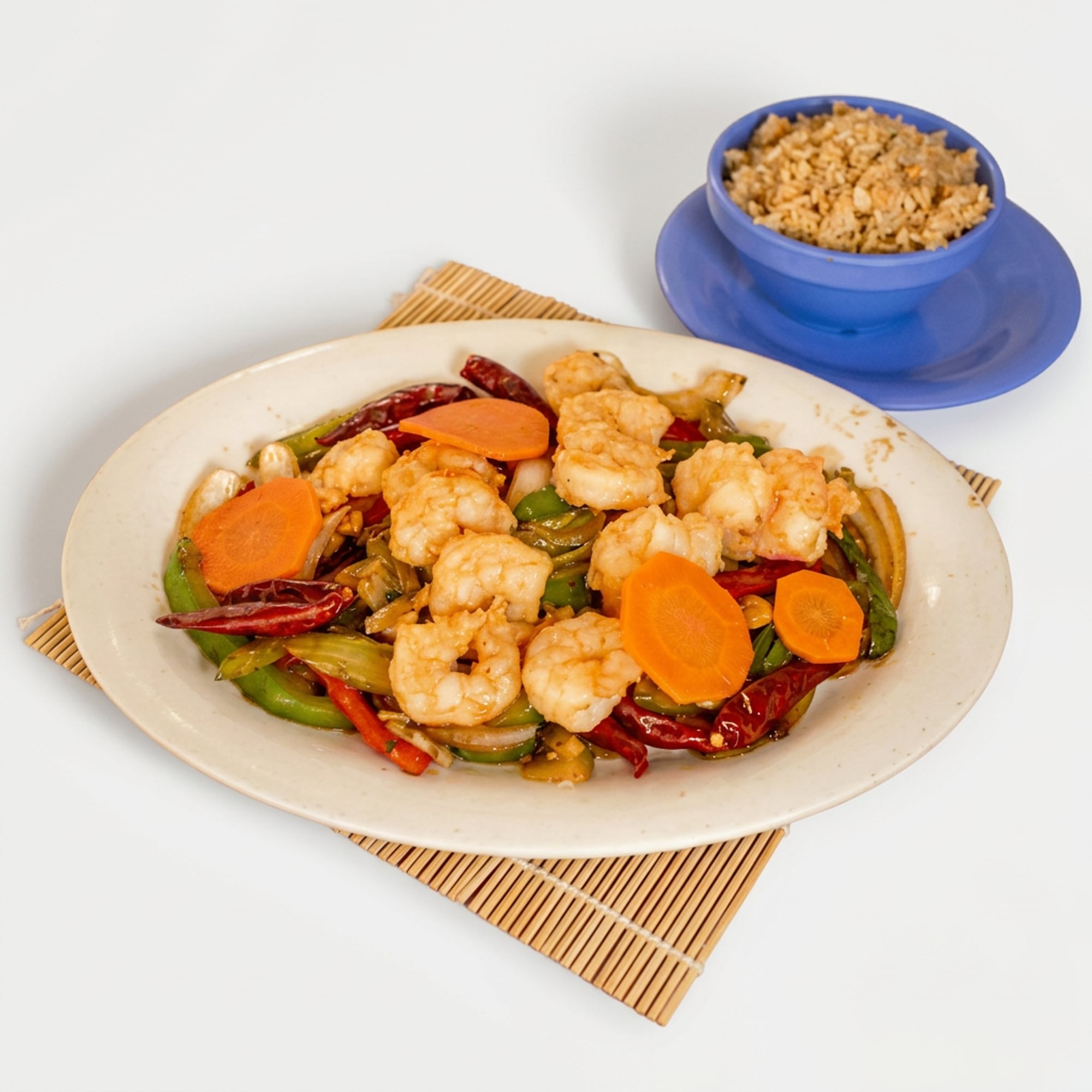 Sweet Vinegar Garlic Shrimp, Sweet & Sour Chicken