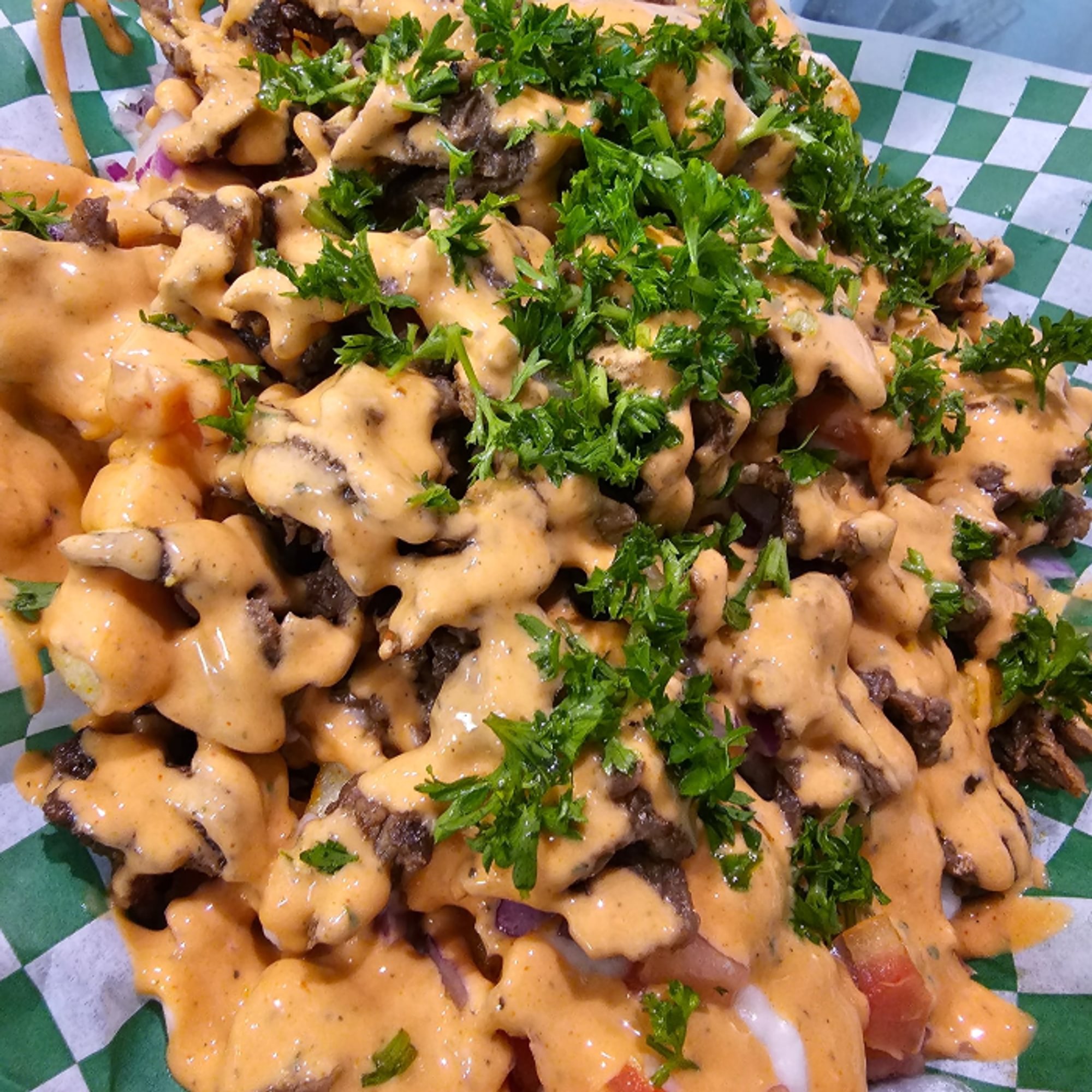 Chicken Shawarma Loaded Fries