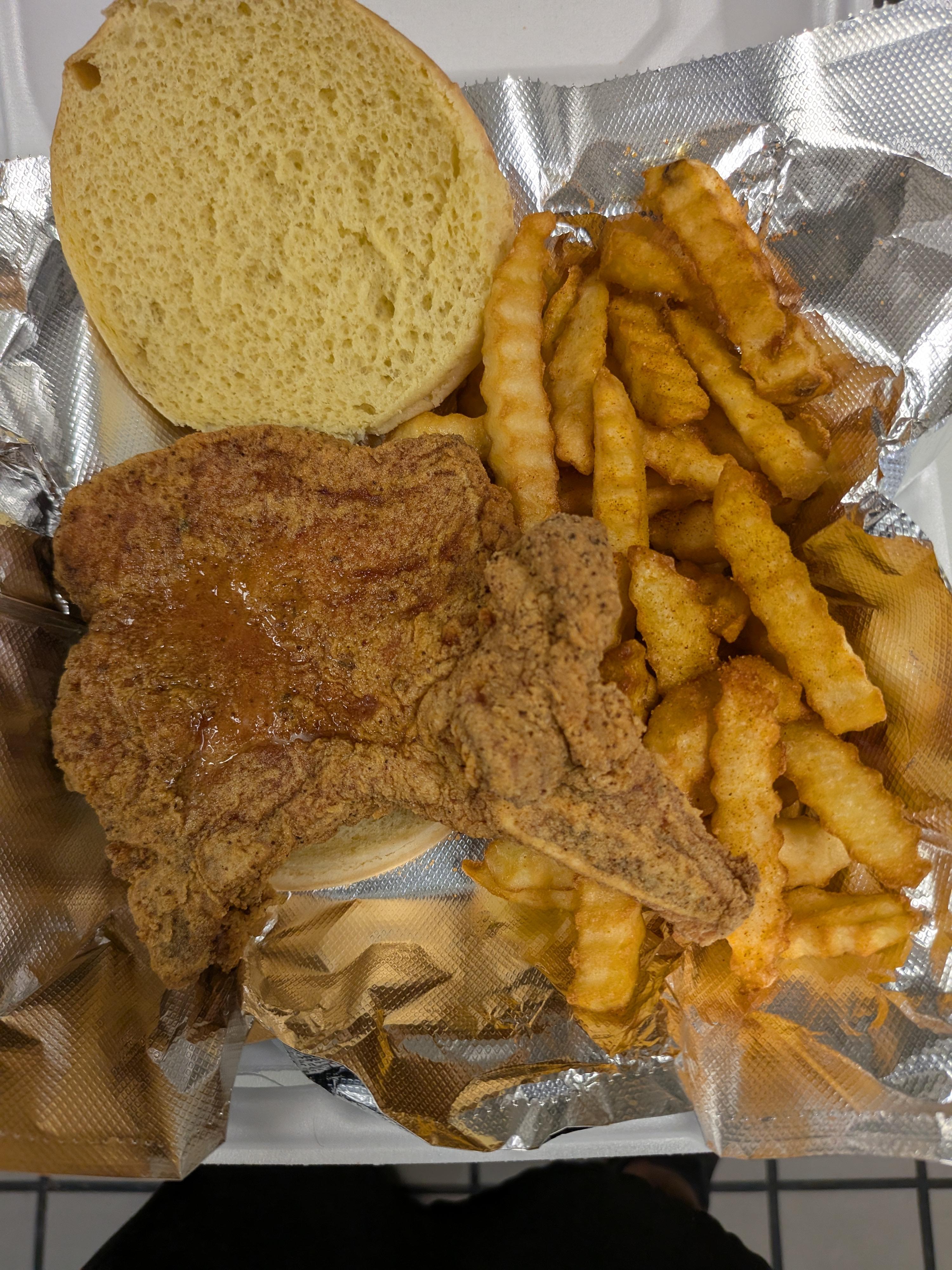 Pork Chop Sandwich