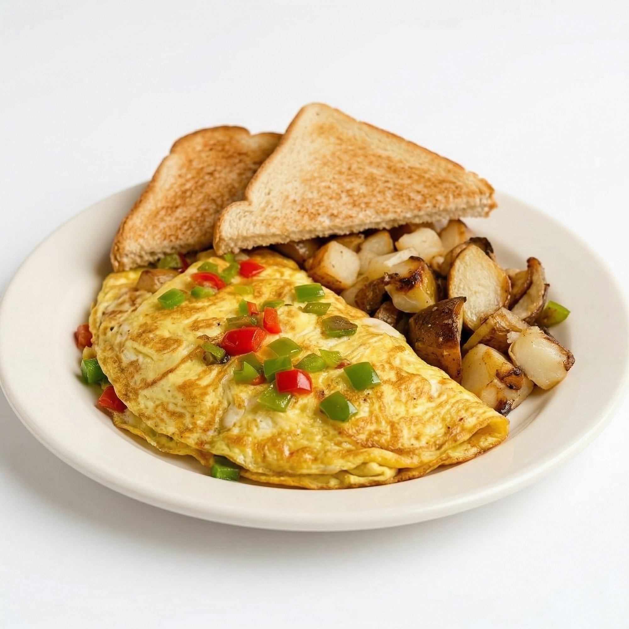 Pepper, Egg & Cheese Omelette