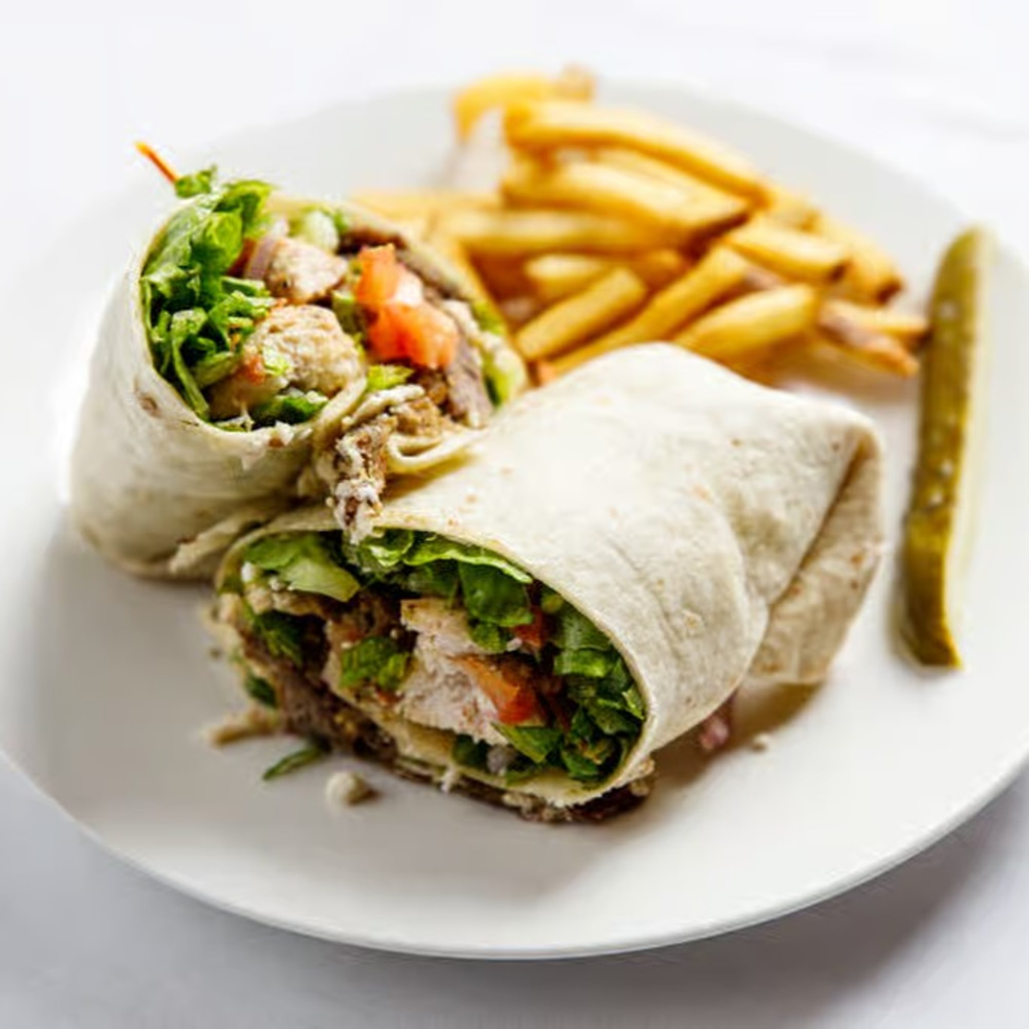 My Big Fat Greek Burrito Sandwich