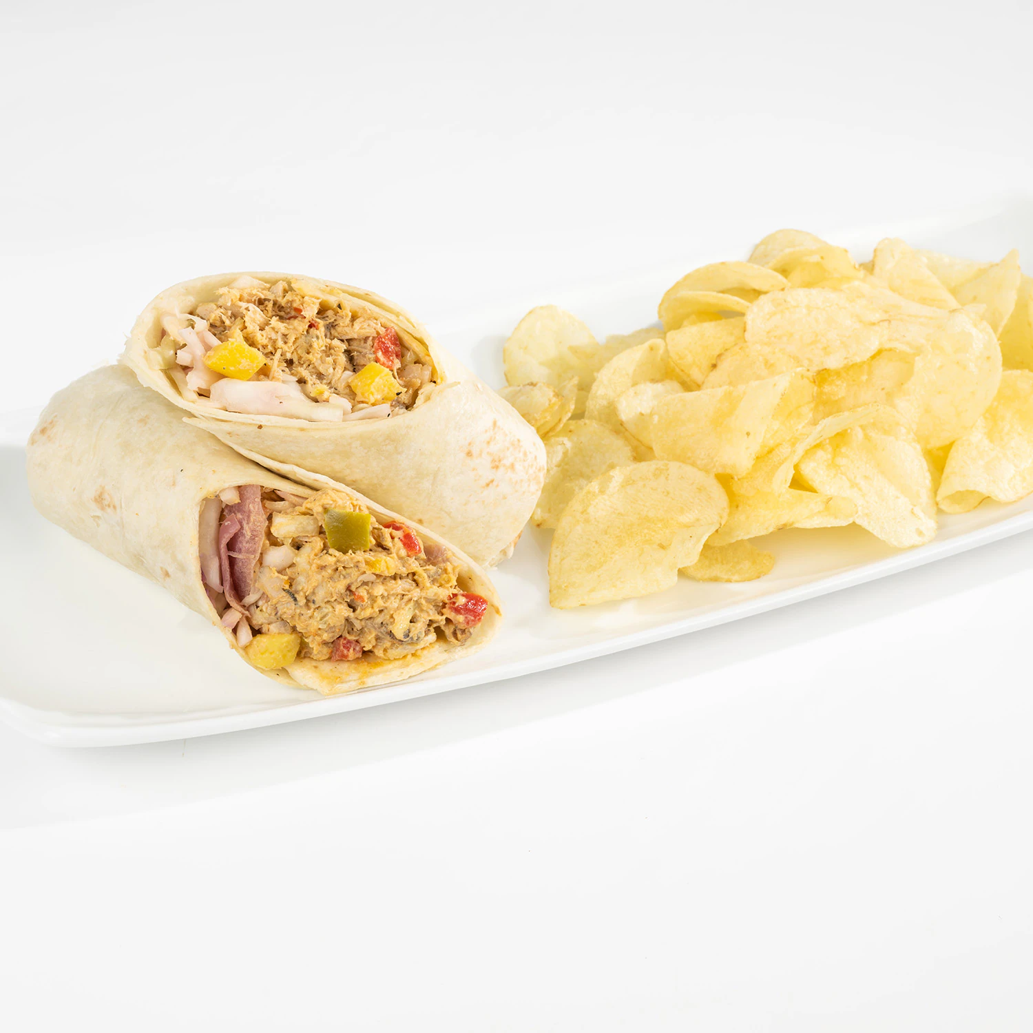 Jerk Chicken Salad Wrap