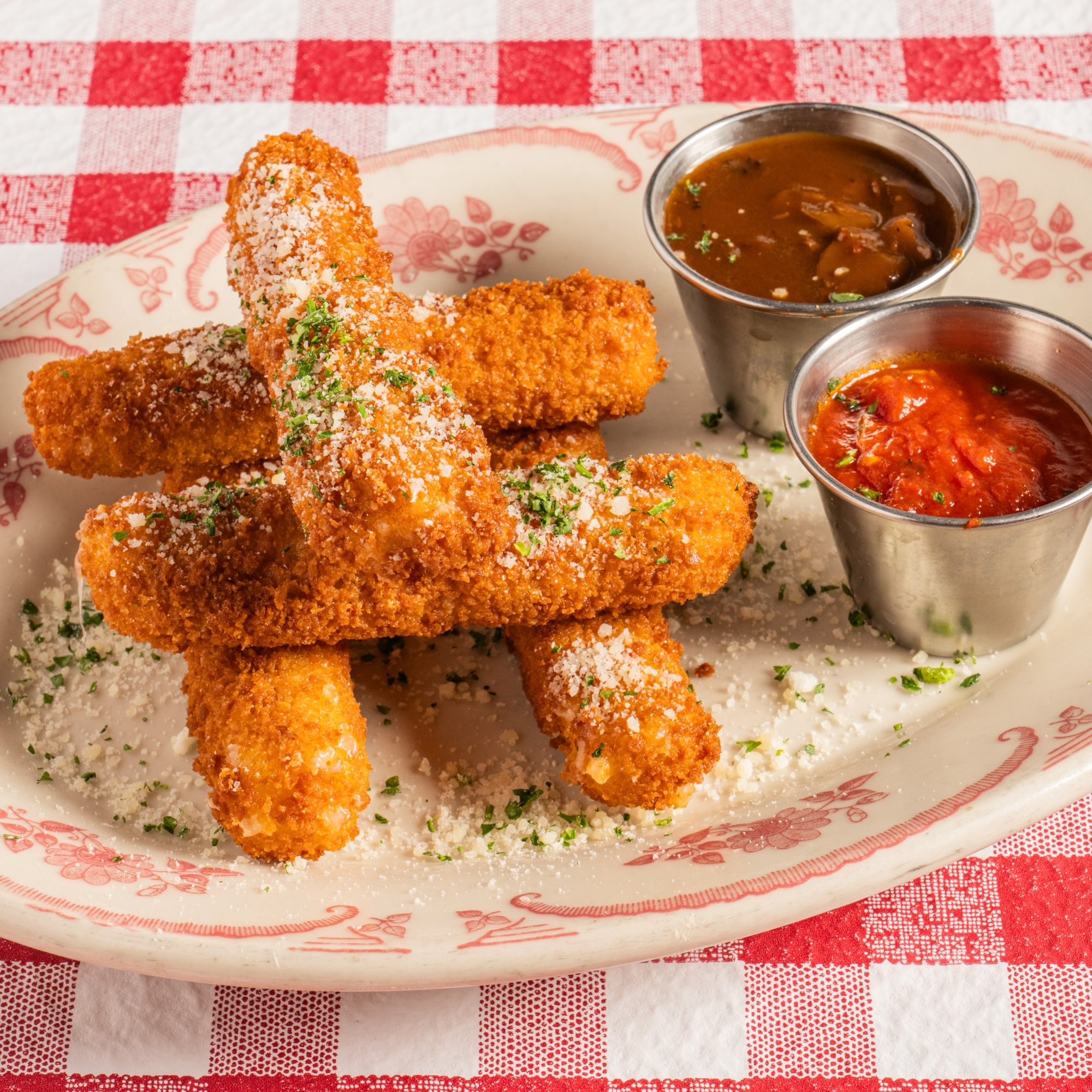 Prosciutto Wrapped Fried Mozzarella