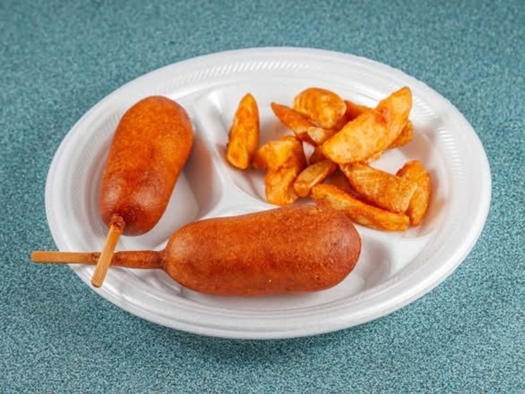 2 Pc Turkey Corn Dogs