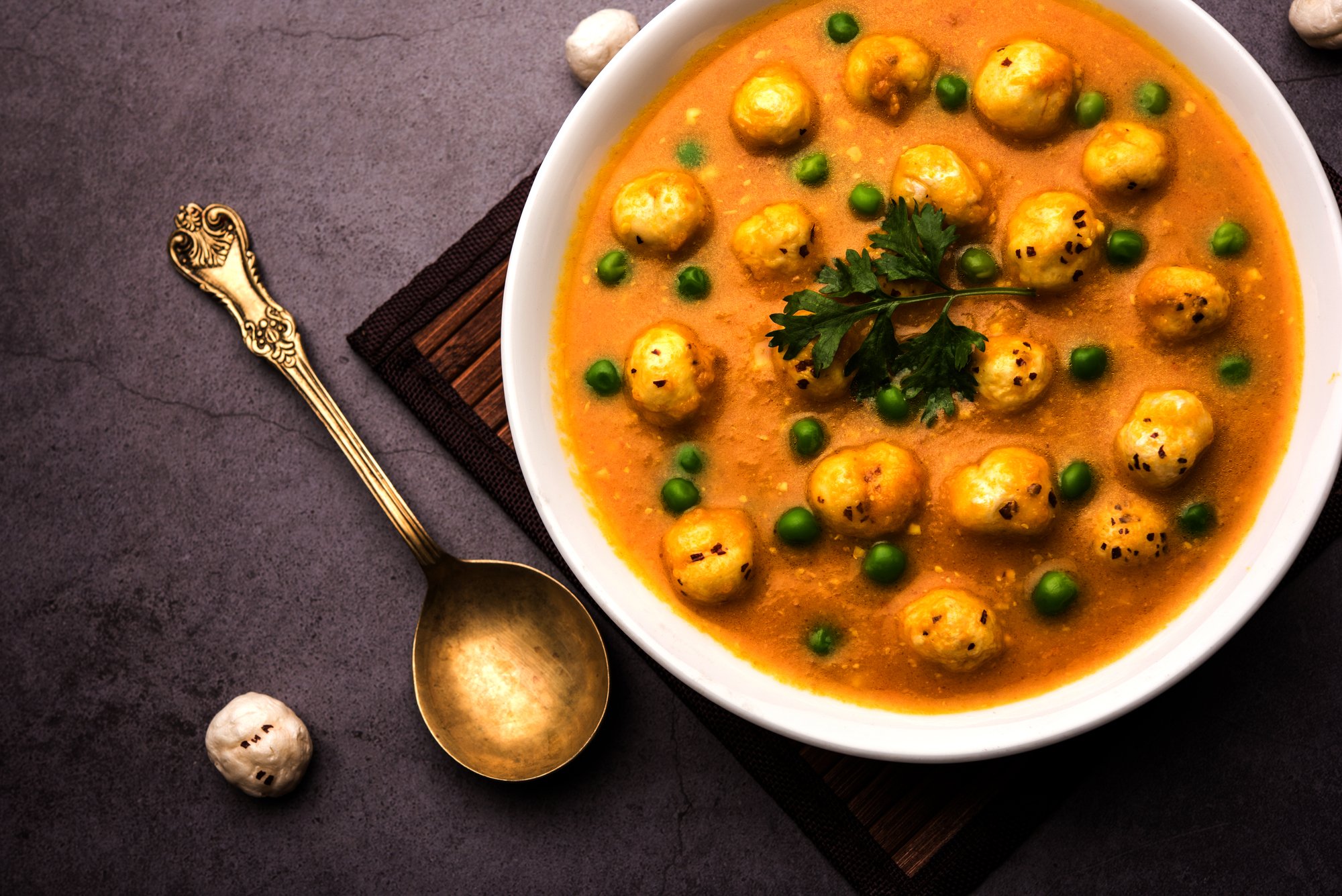 Mutter Makhana Curry - new vegan dish !