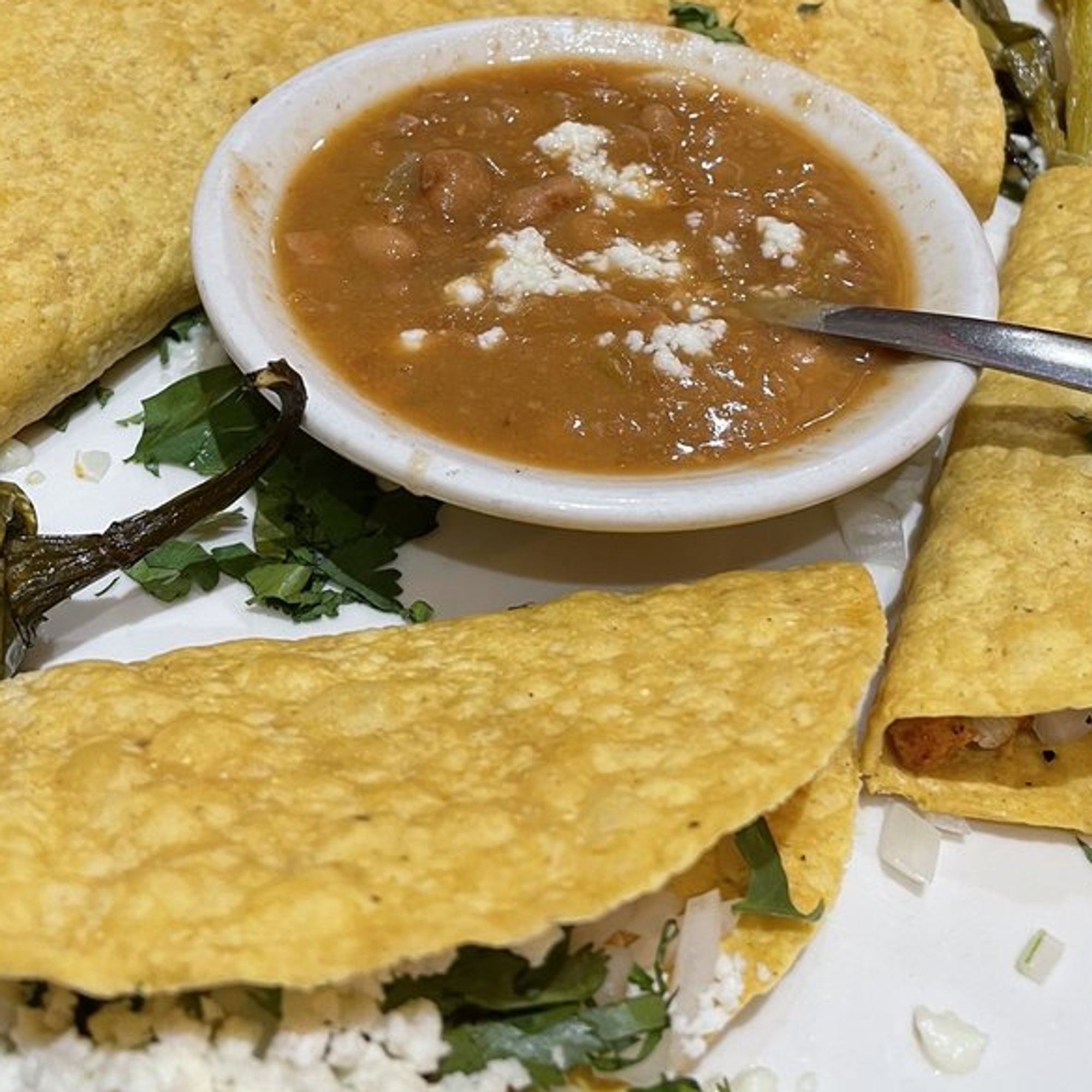 Tacos De Pollo Asado (4 Pcs)