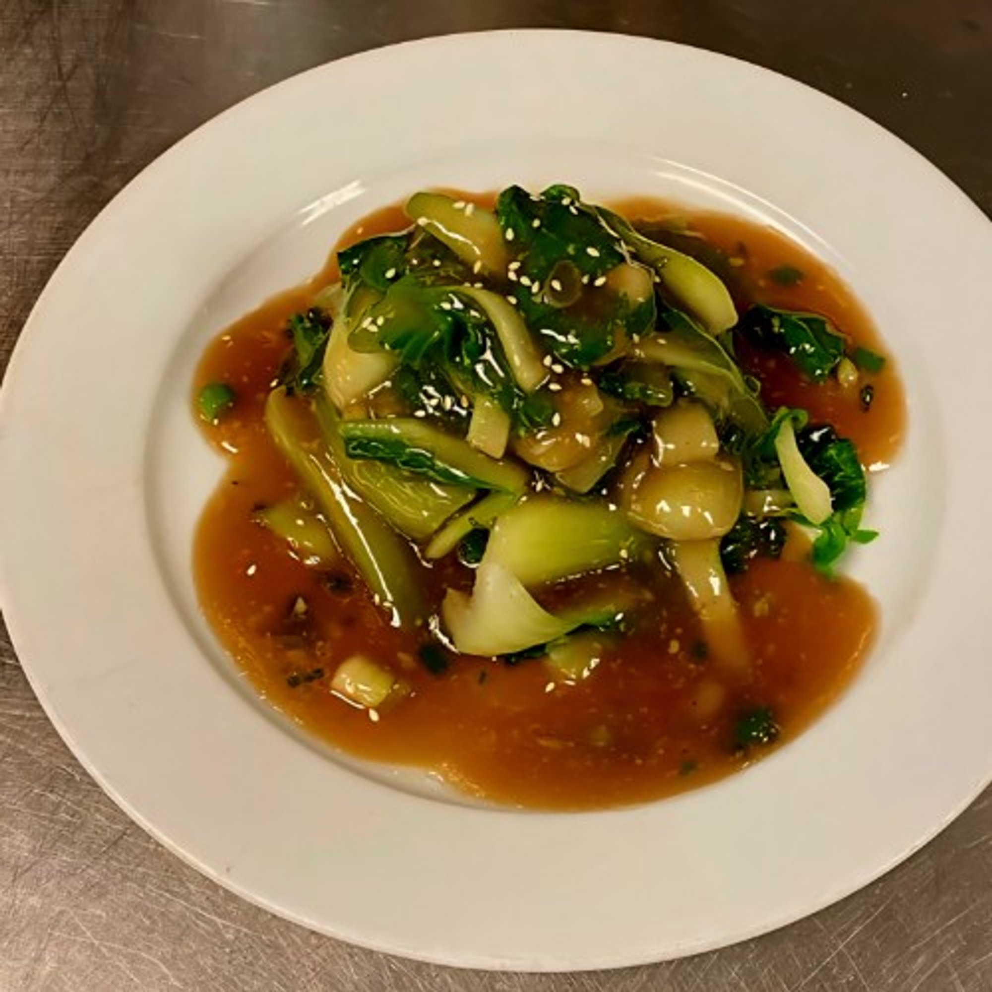 V6. Shanghai Bok Choy with Oyster Sauce