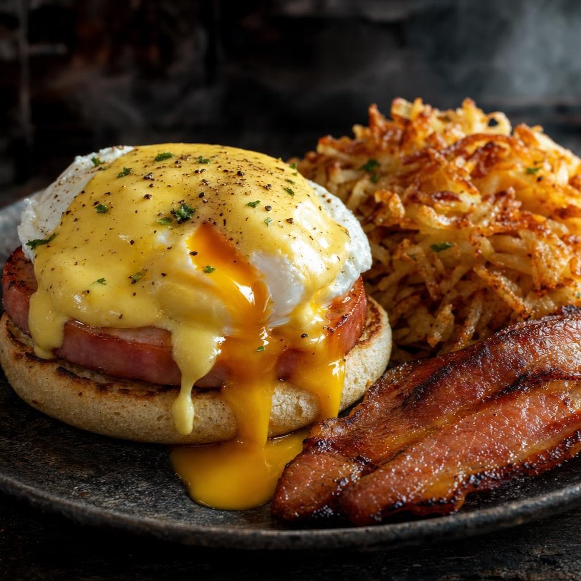 Rustic Eggs Benedict