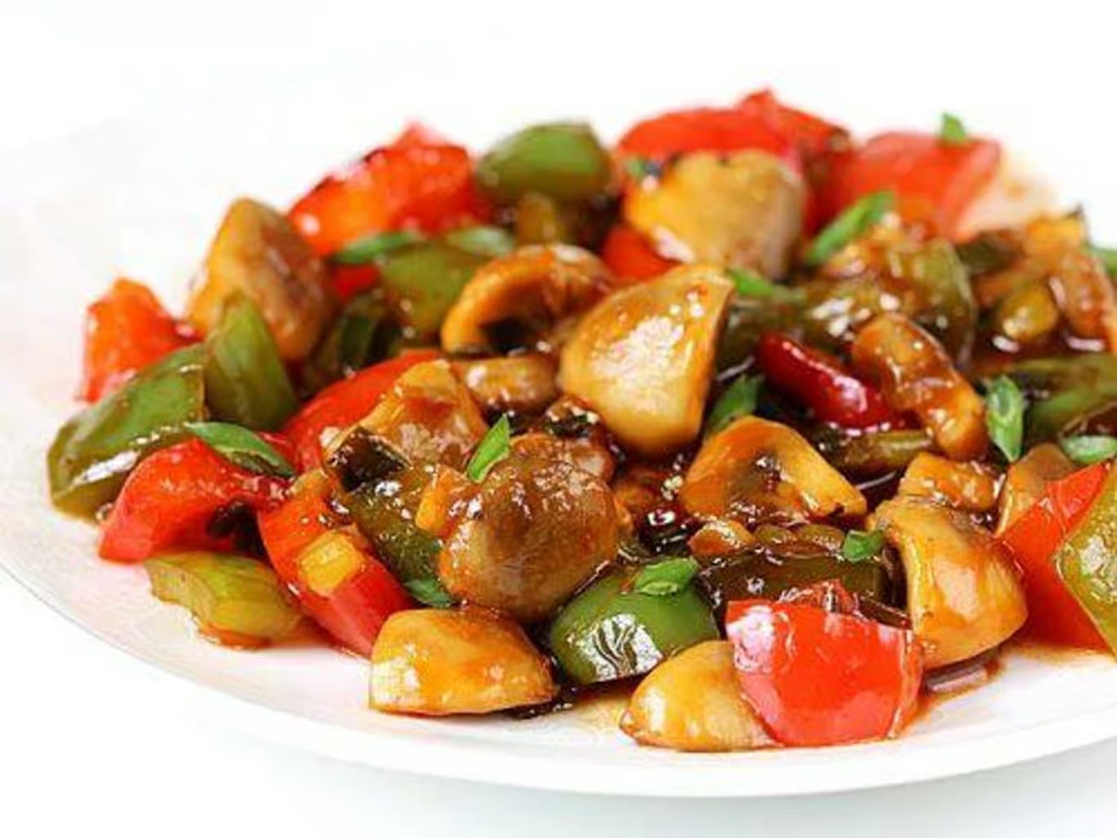 4. Mushroom Chilli