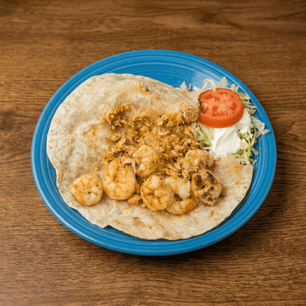 Shrimp and Crab Quesadilla
