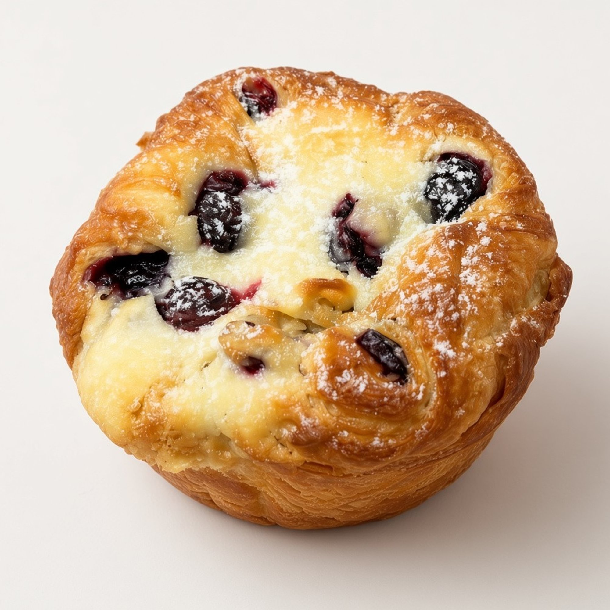 Blueberry Cheese Cruffin