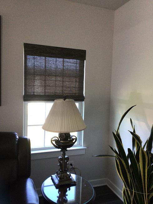 For complete privacy and light control, these beautiful Woven Wood Shades are the right choice for this Phillipsburg home. These Shades provide a perfect amount of light in the room while blocking out harsh sunlight.  BudgetBlindsPhillipsburg  WovenWoodShades  FreeConsultation  WindowWednesday
