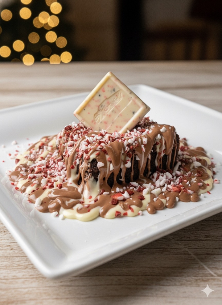 **Peppermint Bark Brownie** (Limited Edition)