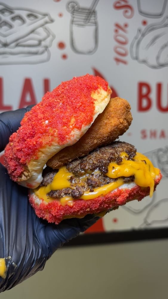 Flamin Hot Burger