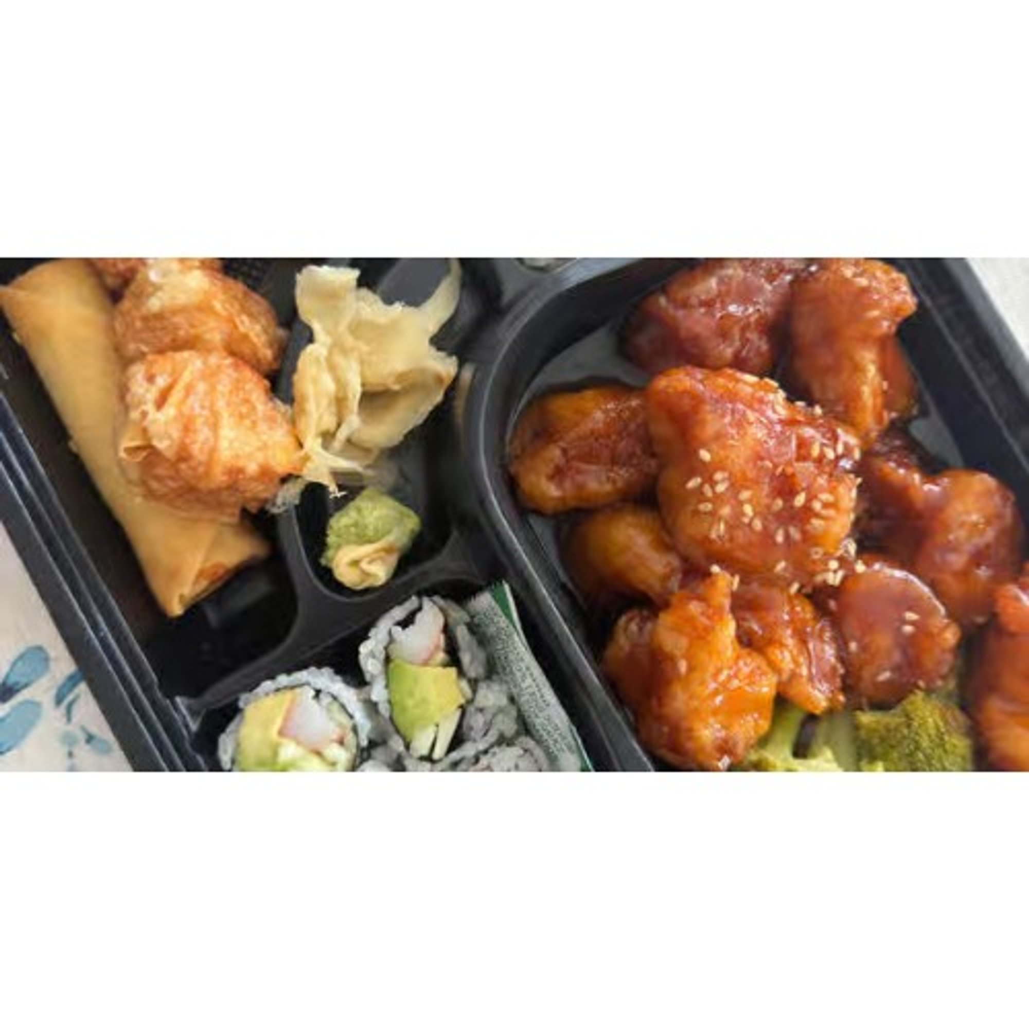 Sesame Chicken Bento Box