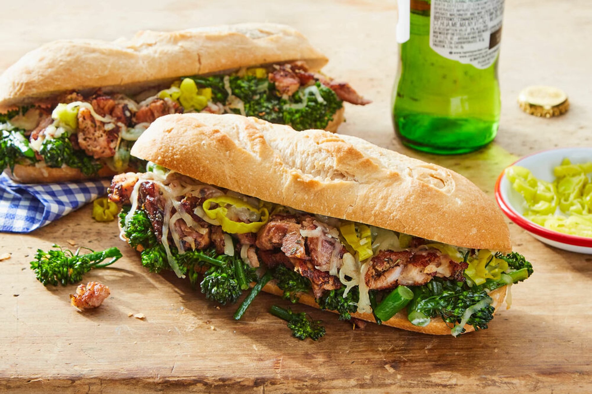 Grilled Chicken & Broccoli Rabe Hero