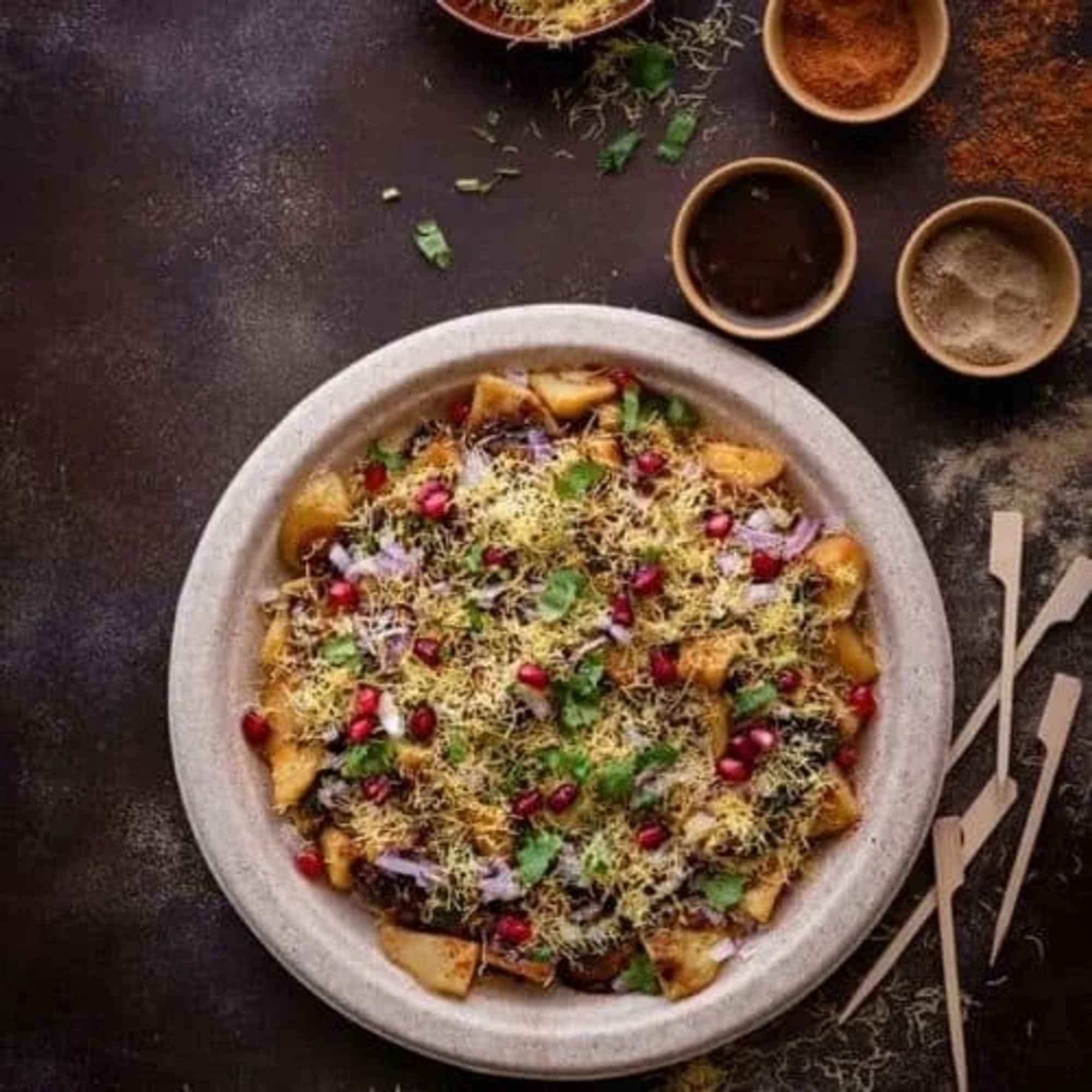 Aloo Tikki Chaat