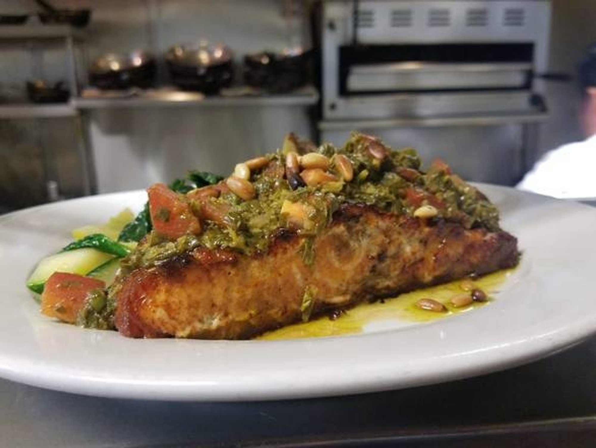 Salmon Salsa Verde