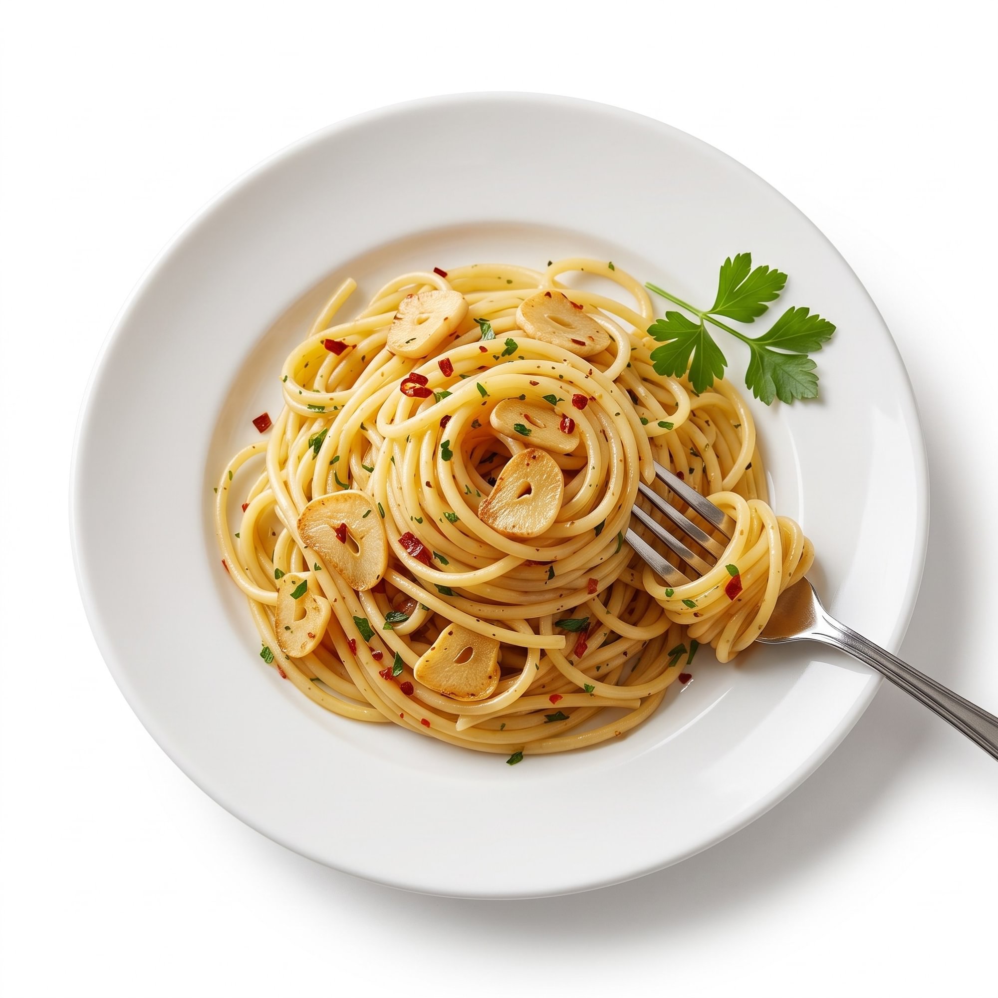 Pasta with Garlic & Oil