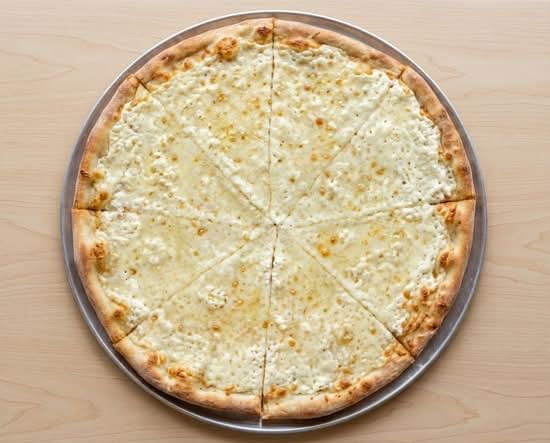 White Pizza Slice