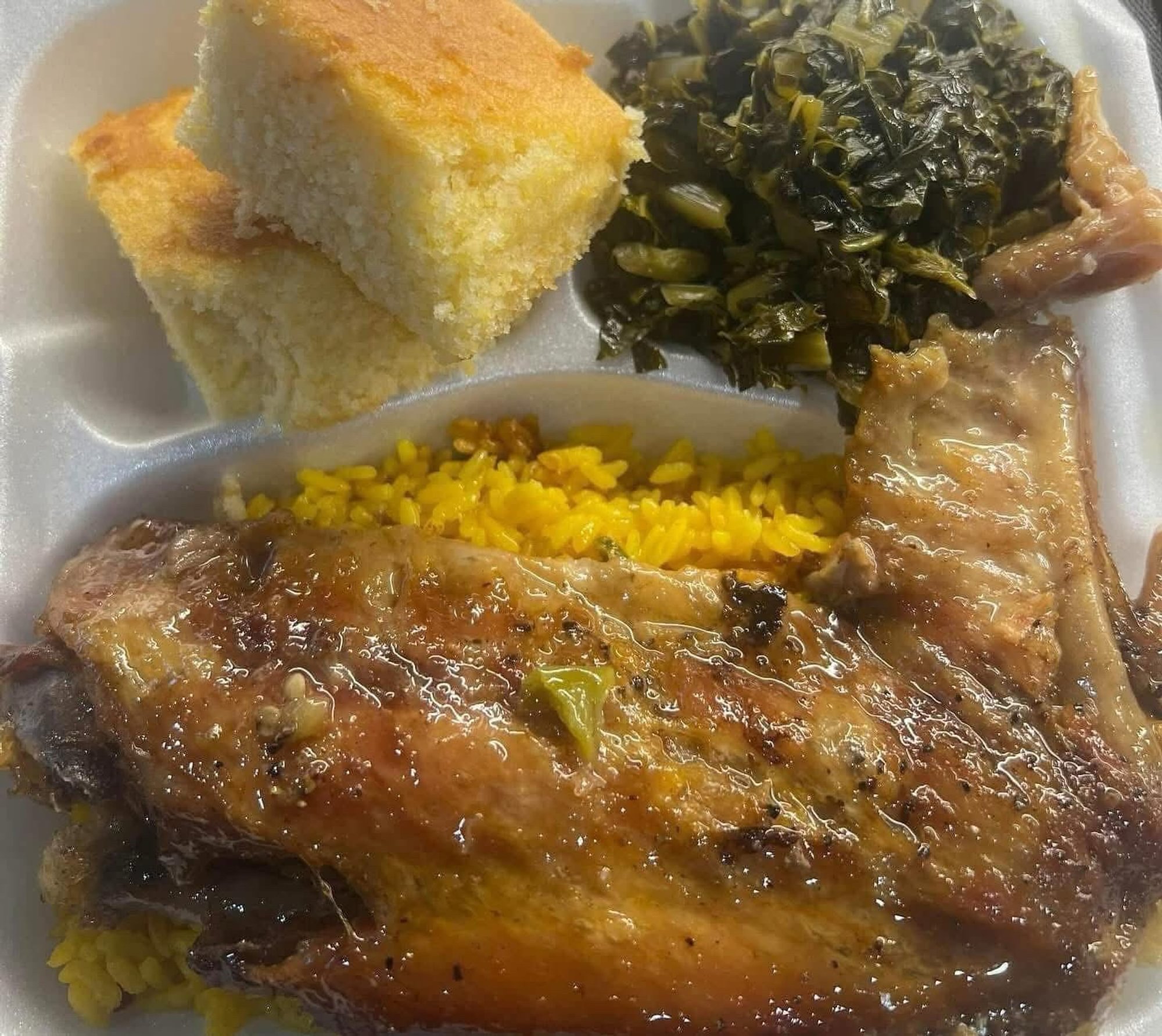 Turkey Wings with 2 Sides