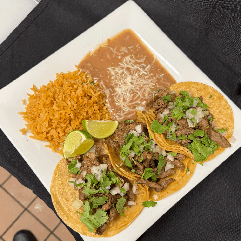 3 Taco Plate Your Choice