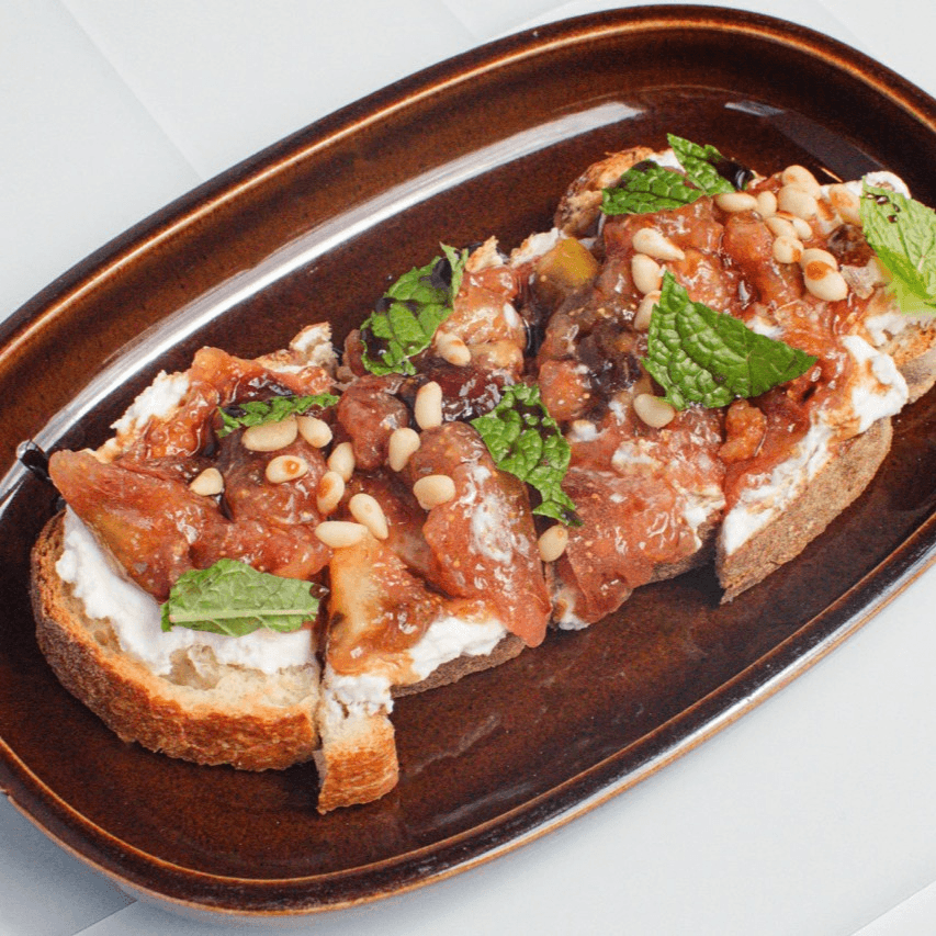 Fig Preserves & Goat Cheese Tartine