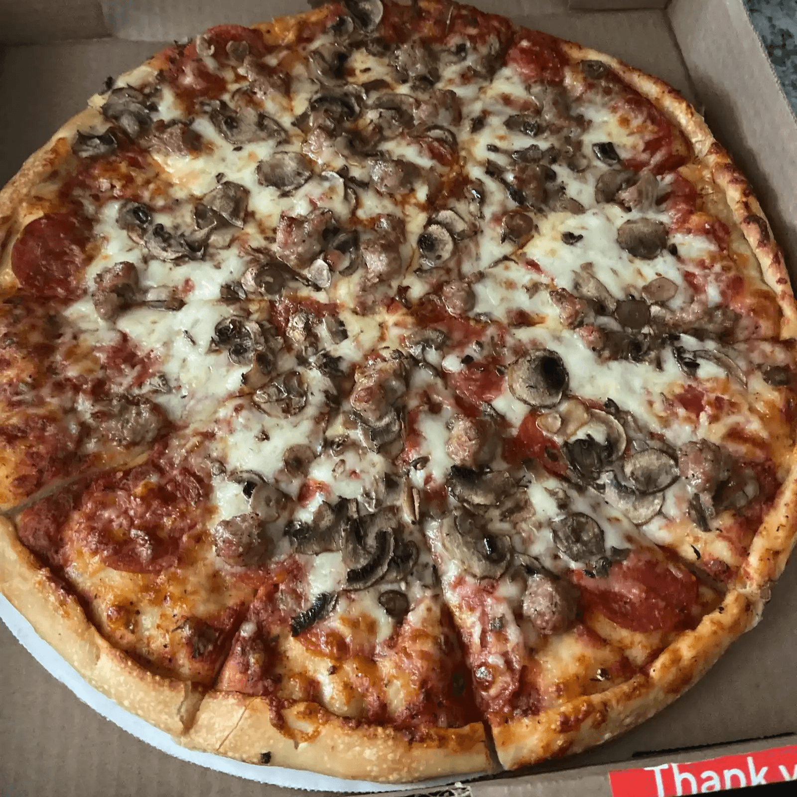 Three Toppings Pizza