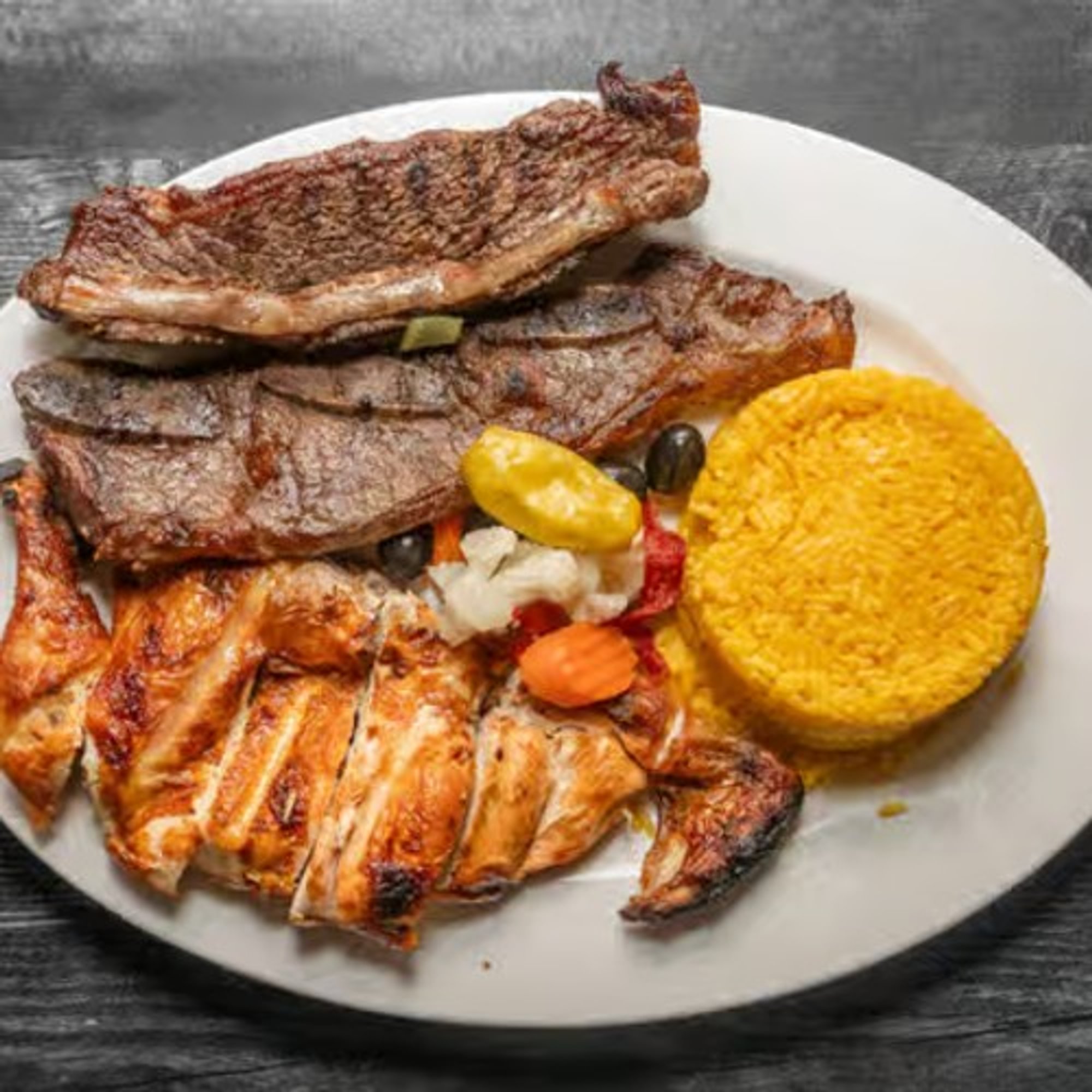 BBQ Chicken & Beef Ribs Combo