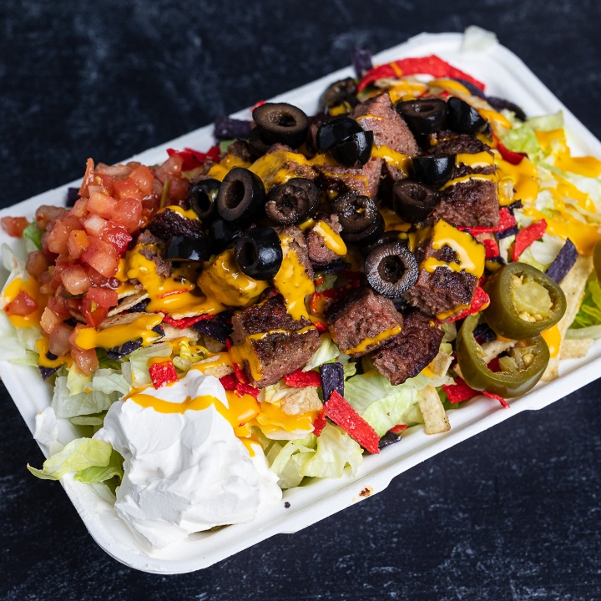 Nacho Burger Salad