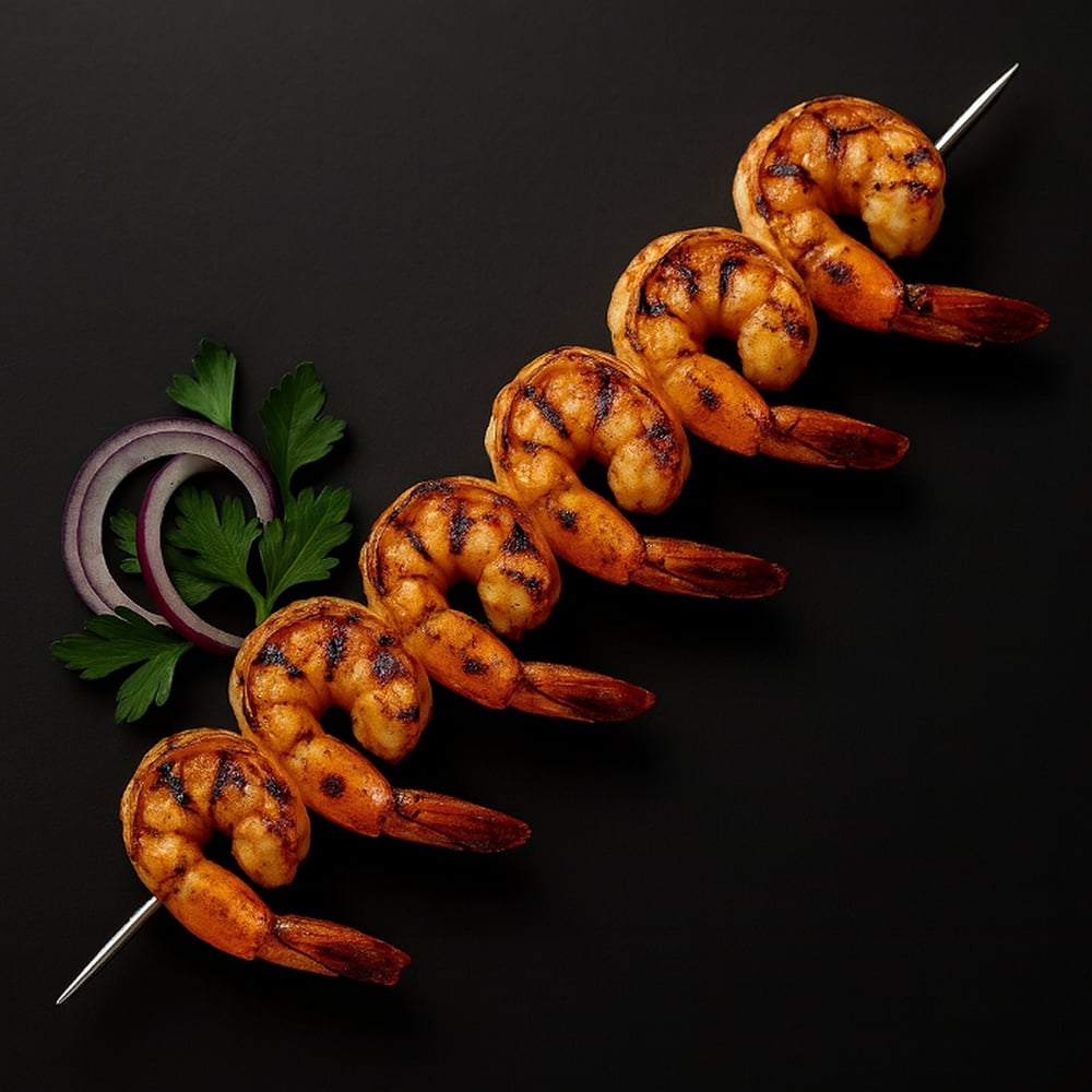 +Add Skewer Shrimp Kabob (کباب میگو)