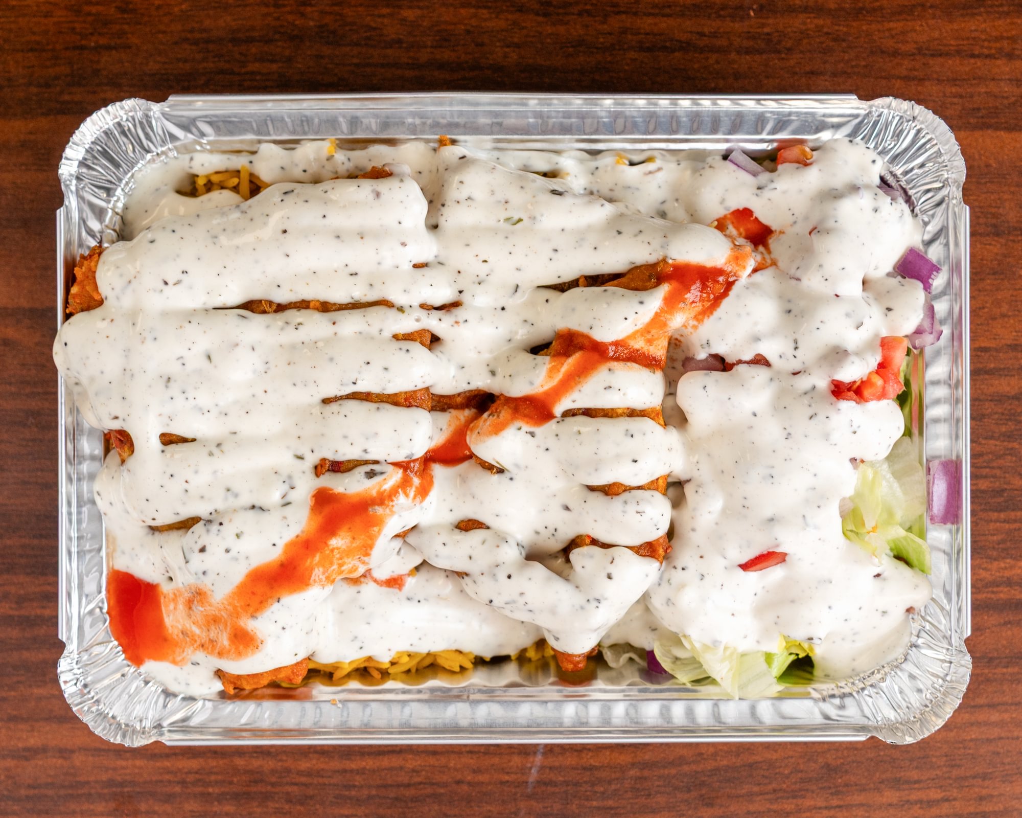 Fish over Rice