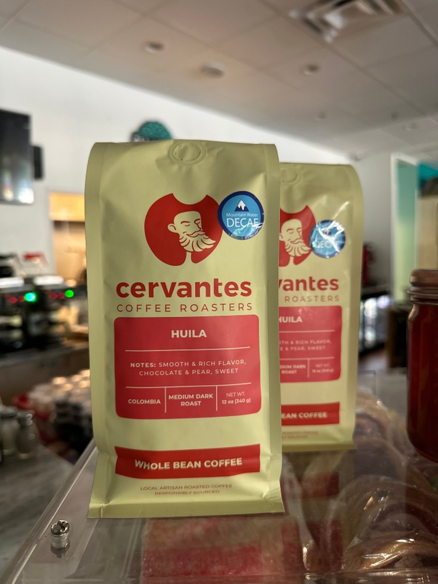 Cervantes Coffee - 12 oz Whole Bean Decaf