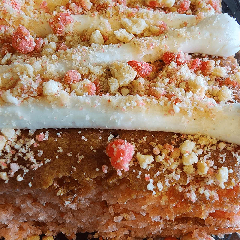 Strawberry Crunch Cake