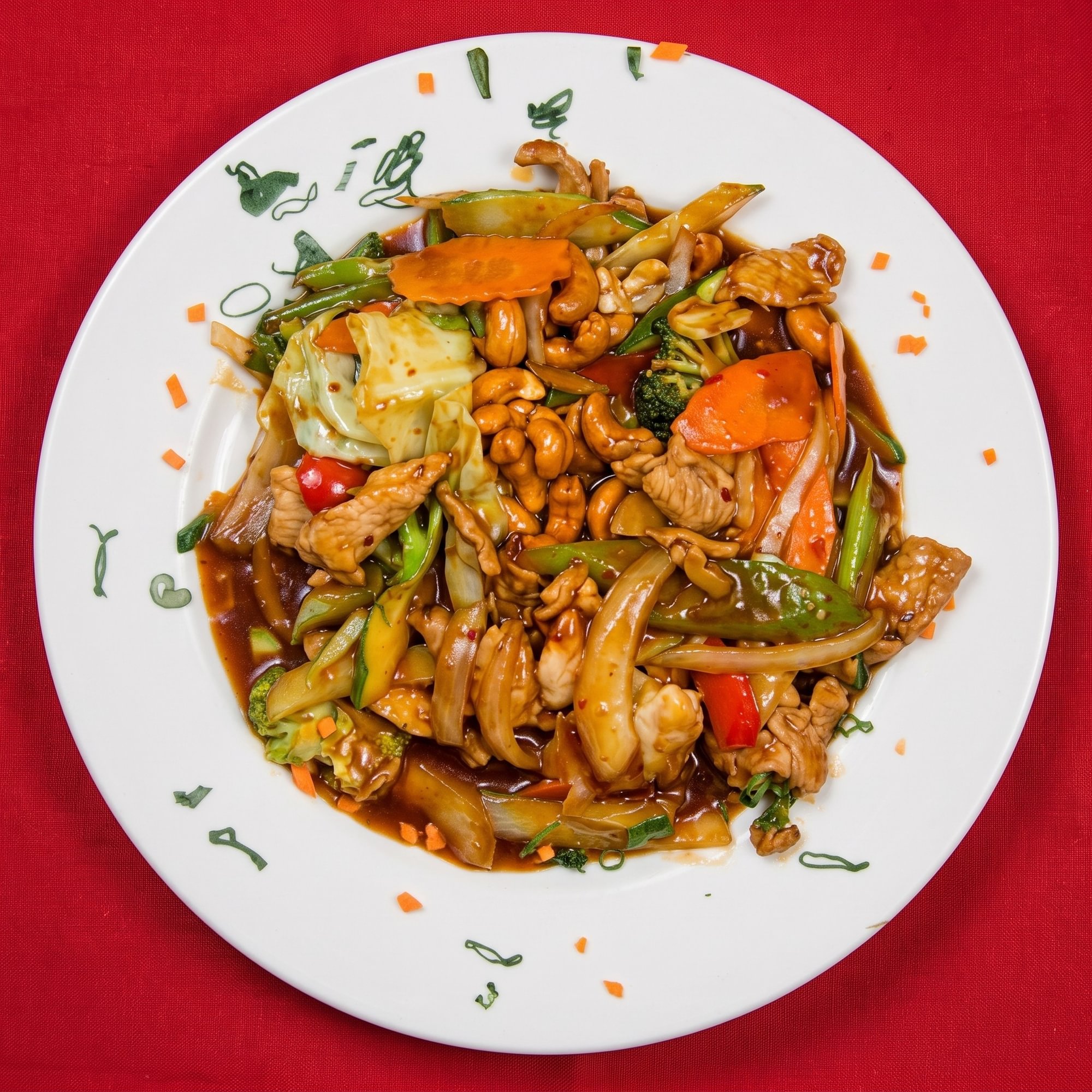 Golden Cashew Rice Dish