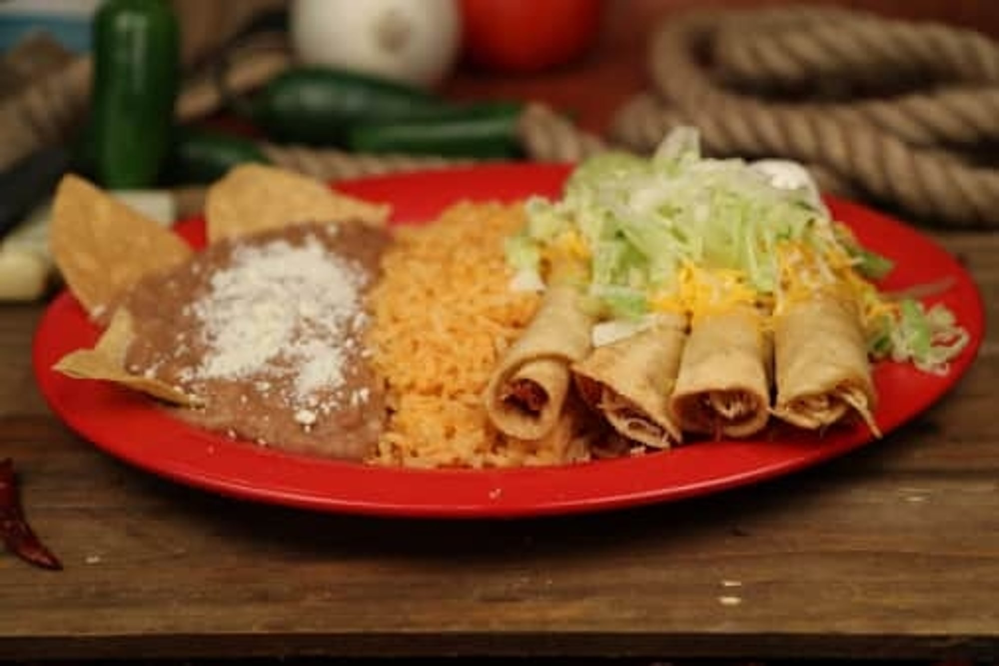 Taquitos Plate