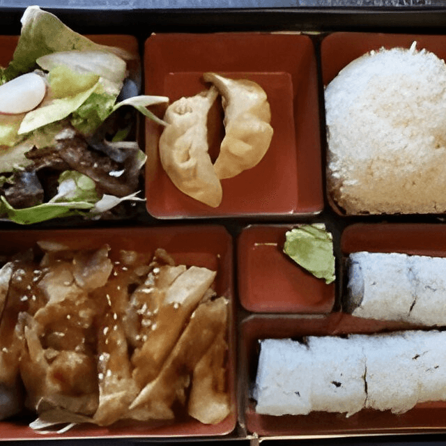 Dinner Bento Box 2 Items (1 Basic & 1 Side)