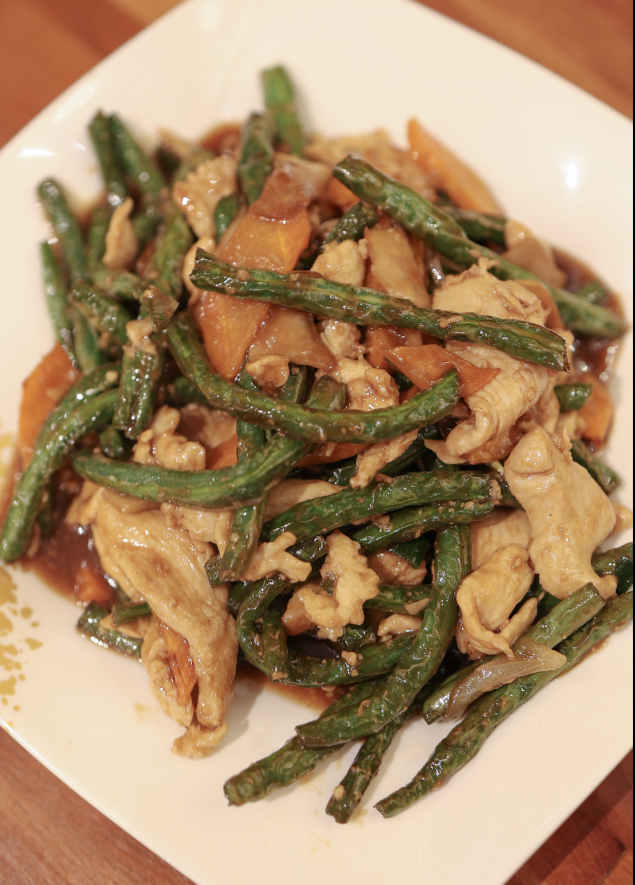 Stir Fry Green Beans with protein