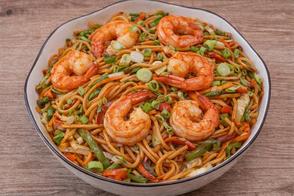 Shrimp Hakka Noodles