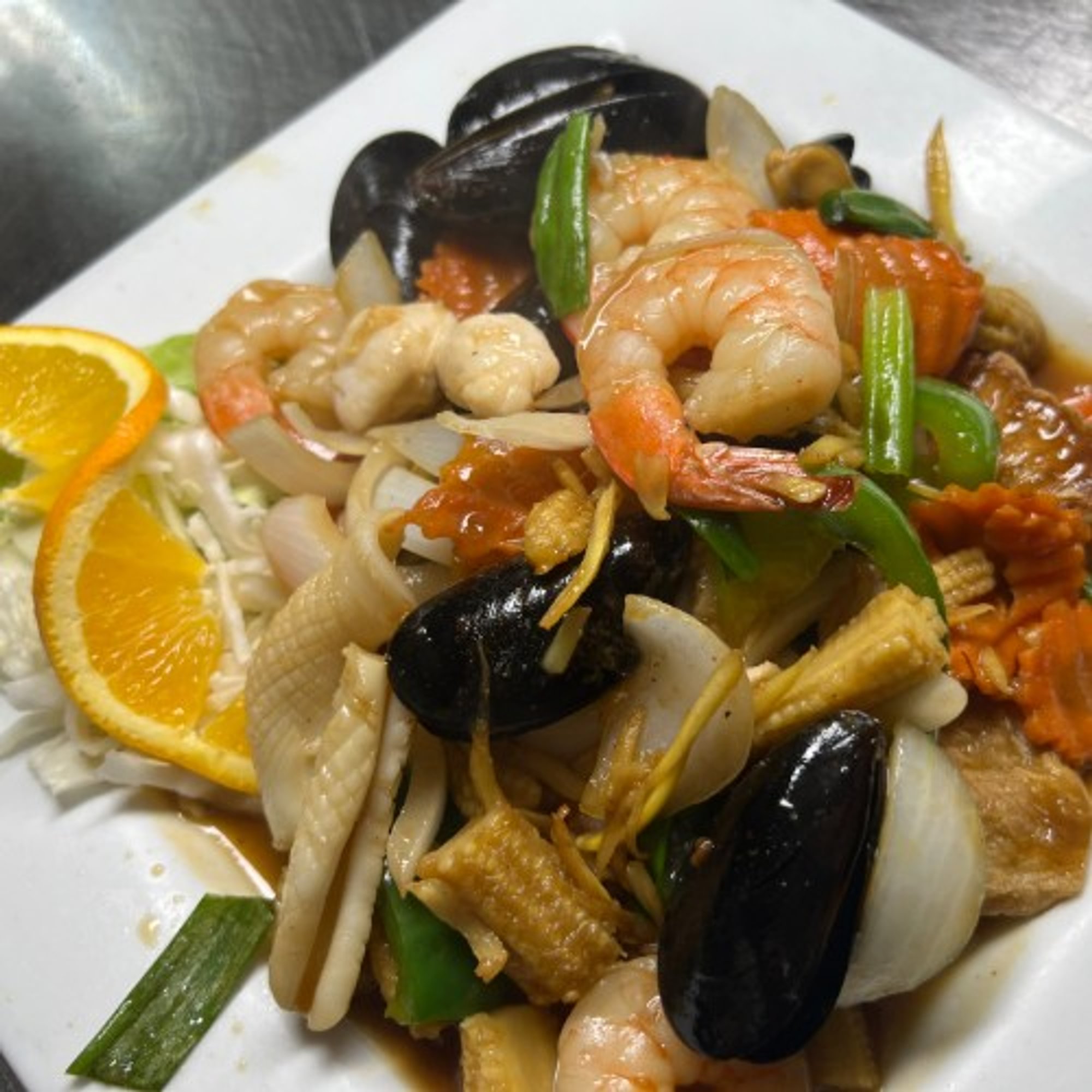 Seafood Pad Cha